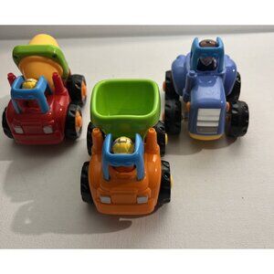 Huile Toys Construction Vehicle Lot of 3